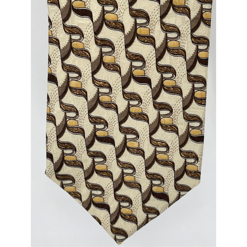Ermenegildo Zegna Tie Silk Cream Off White